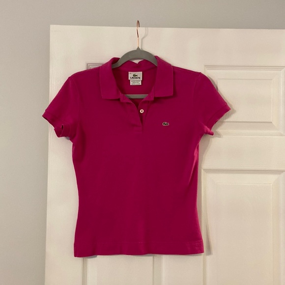 Lacoste Tops - LACOSTE Women’s Shirt size 38 excellent condition color pink